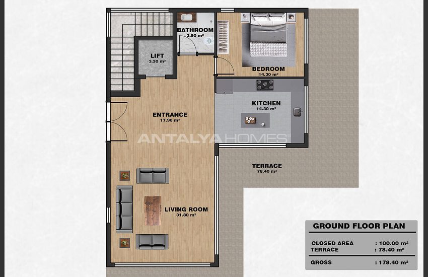 Elite Villas with Private Swimming Pools in Bektas Alanya 46
