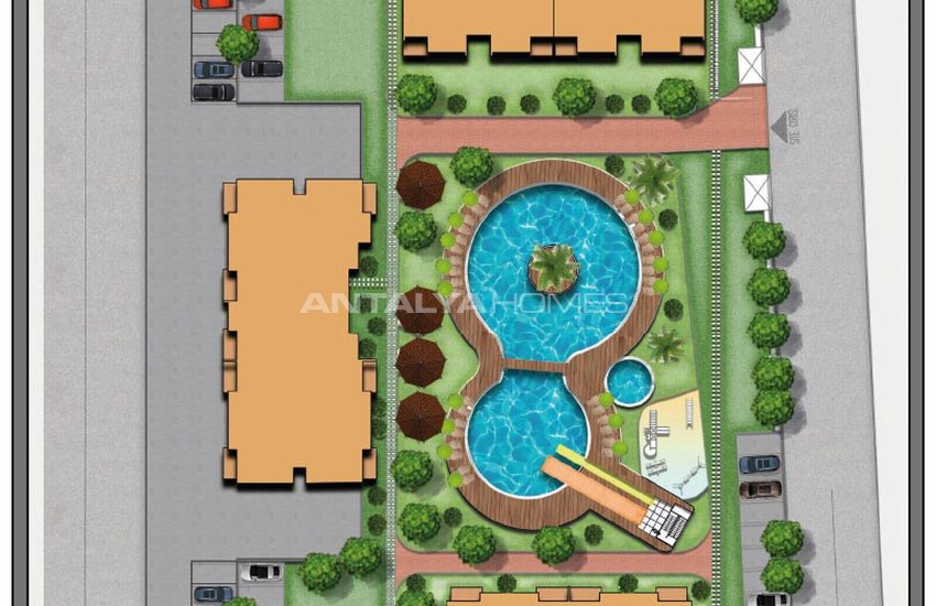 Apartments with Underfloor Heating in a Complex in Antalya 35