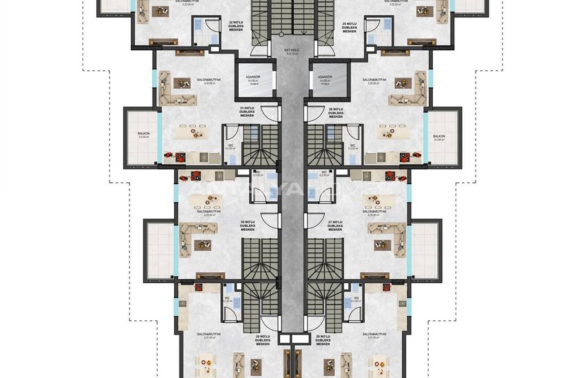 Modern Flats in a Luxury Complex in Alanya 20