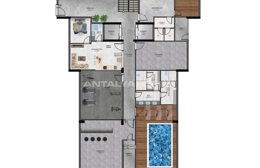 Modern Flats in a Luxury Complex in Alanya 21