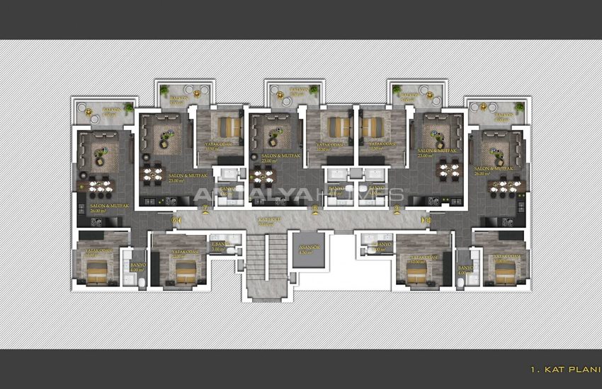 Luxury Real Estate Close to Dim River and Beach in Alanya 14