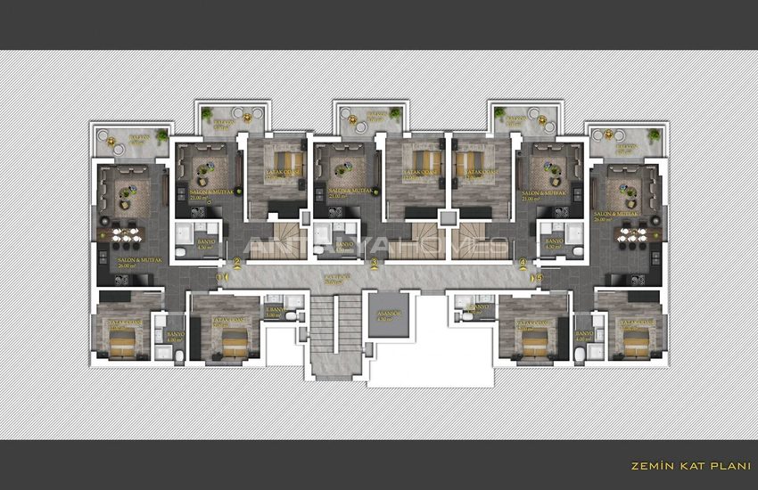 Luxury Real Estate Close to Dim River and Beach in Alanya 15
