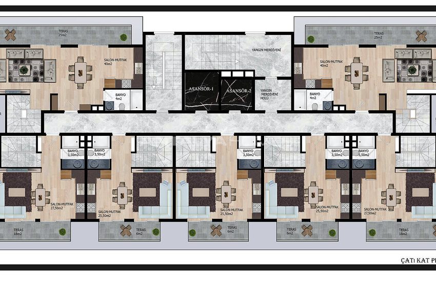 Luxury Properties Intertwined with Nature in Alanya Payallar 11