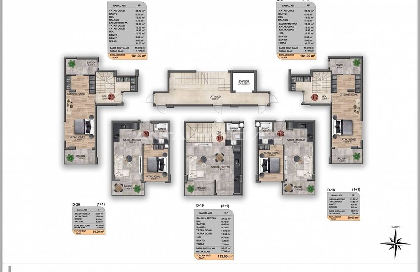 Apartments in an Exclusive Housing Project in Alanya Oba 10