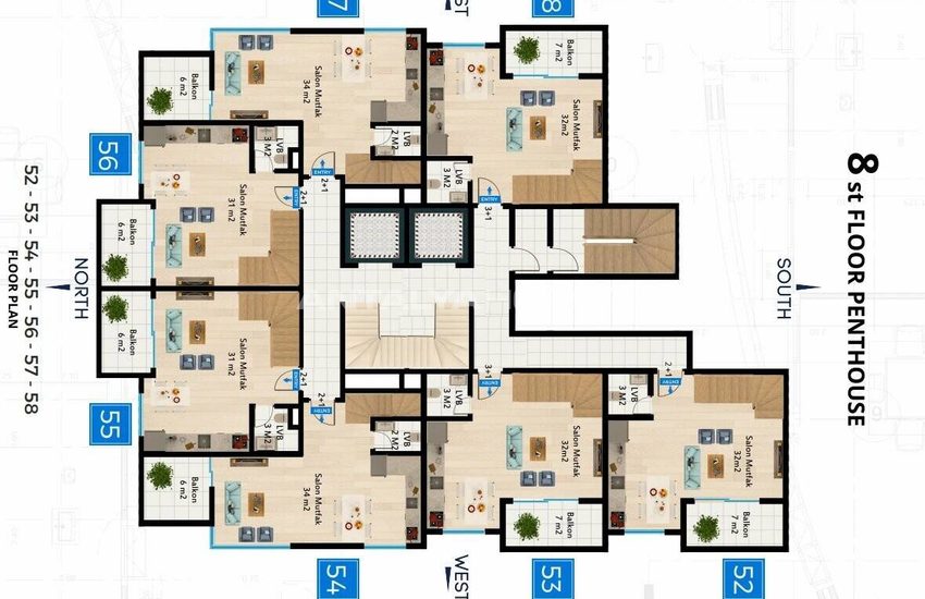 Investment Luxury Concepts Properties in Alanya 30