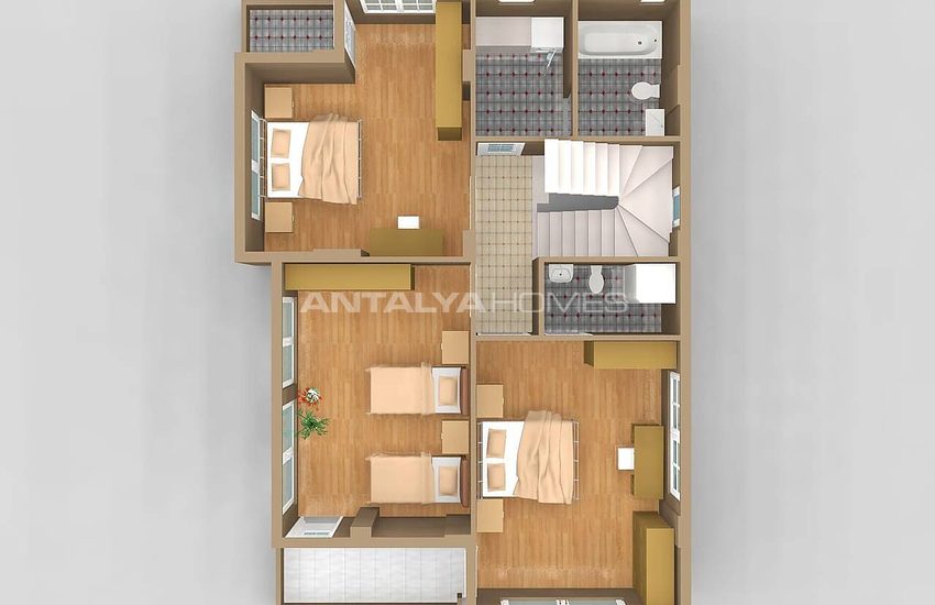 Detached Villa with Communal Pool Close to Beach in Belek 46