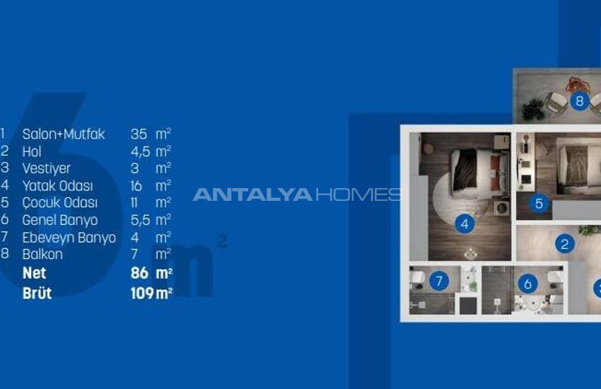 Wohnungen Mit Gartennutzung In Einem Komplex In Antalya Altintas 27