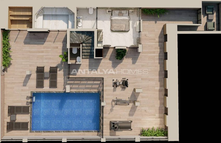 Maison Exceptionnelle À Haute Intimité À Antalya Kalkan 71