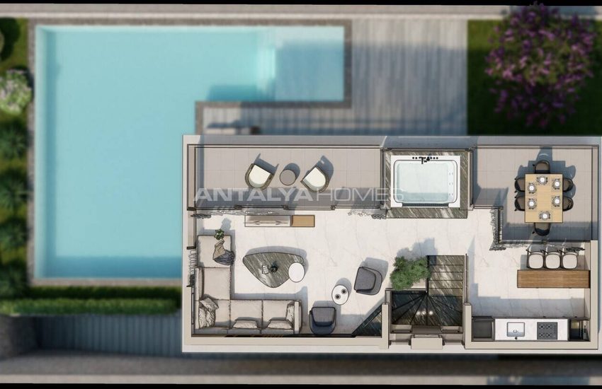 Maison Exceptionnelle À Haute Intimité À Antalya Kalkan 74