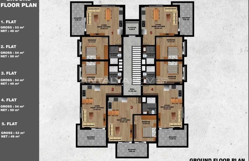Luxe Appartementen Te Koop Met Zee- En Stadszicht In Avsallar 23