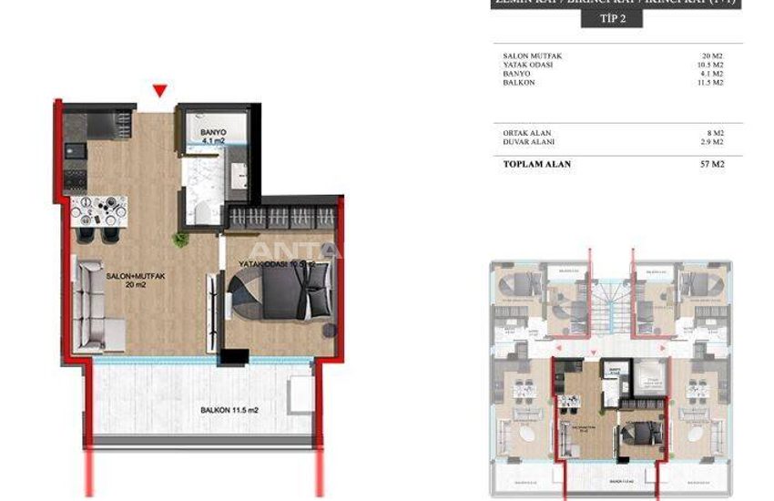 Stylish Flats Close to Beach in Alanya Center 25