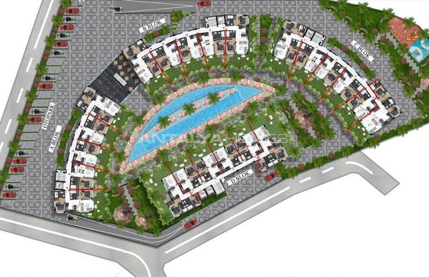 Apartments with City and Nature Views in Oba Alanya Turkey 50