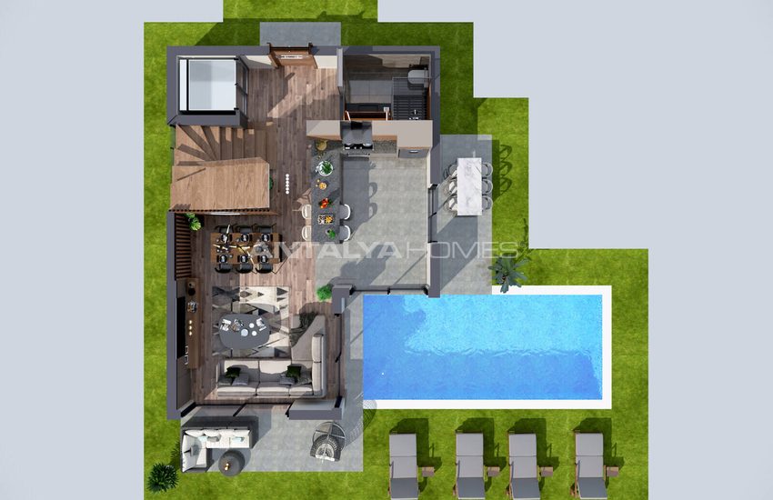 Villen Mit Fußbodenheizung Und Privatem Garten In Antalya 56