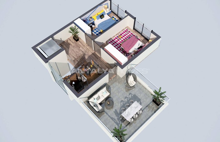 Villen Mit Fußbodenheizung Und Privatem Garten In Antalya 60
