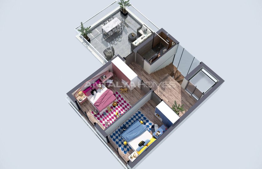 Villen Mit Fußbodenheizung Und Privatem Garten In Antalya 61
