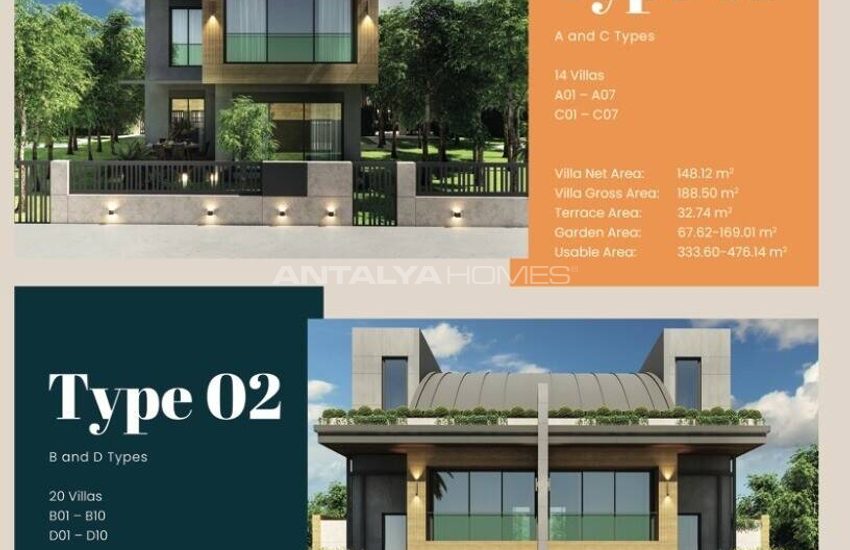 Villas Luxueuses Avec Parking À Antalya Dosemealti 66