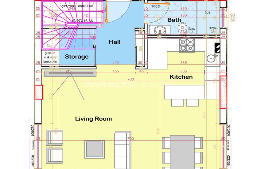 Duplex-villen Mit Privaten Pools In Belek Kadriye 73