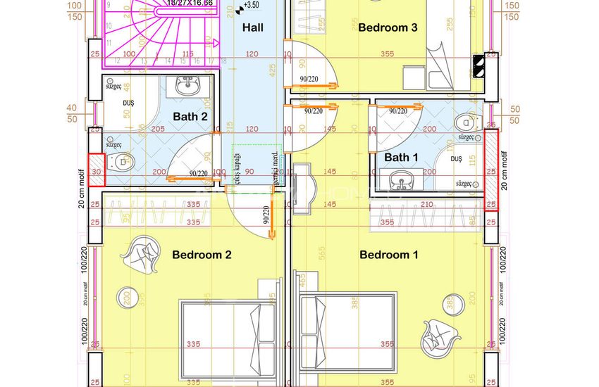 Duplex-villen Mit Privaten Pools In Belek Kadriye 74