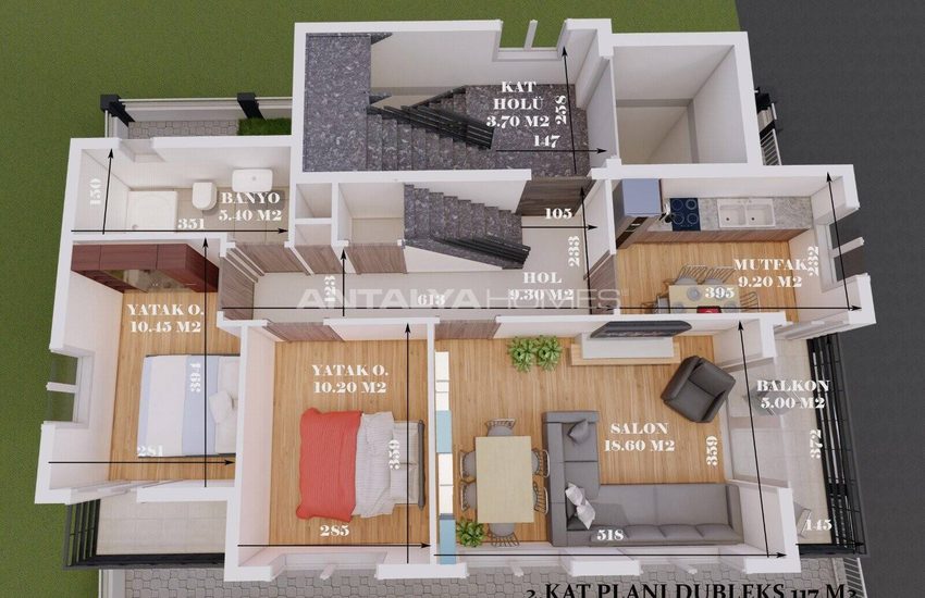 Appartements Neufs Vue Montagne À Yenikoy Dosemealti 15