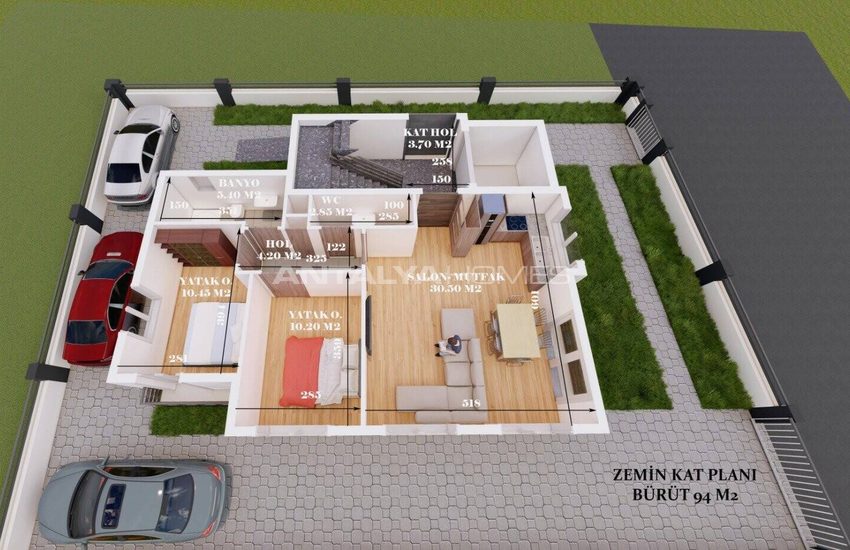 Appartements Neufs Vue Montagne À Yenikoy Dosemealti 13