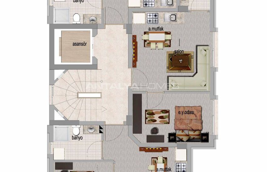 Appartements Neufs Près Des Transports Publics À Antalya Kepez 9