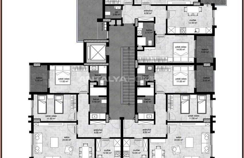 Lägenheter I Komplex Med Panoramautsikt Och Pool I Alanya 24