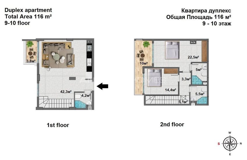 Spacious Apartments in the Heart of Mahmutlar Alanya 25