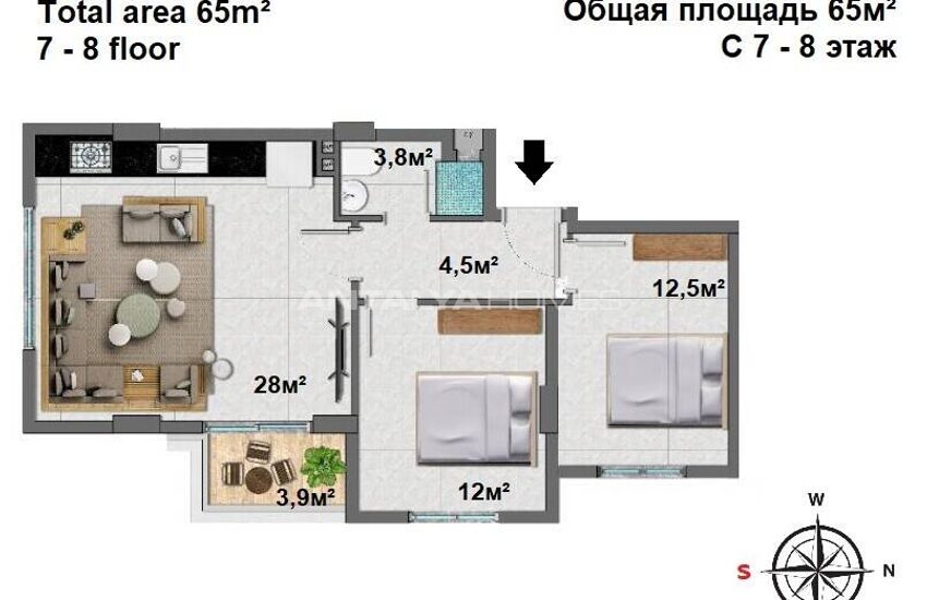 Spacious Apartments in the Heart of Mahmutlar Alanya 27