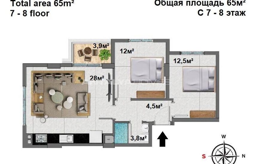 Spacious Apartments in the Heart of Mahmutlar Alanya 28