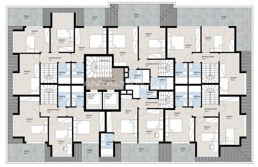 Appartementen Met Uitgebreide Voorzieningen In Alanya 22