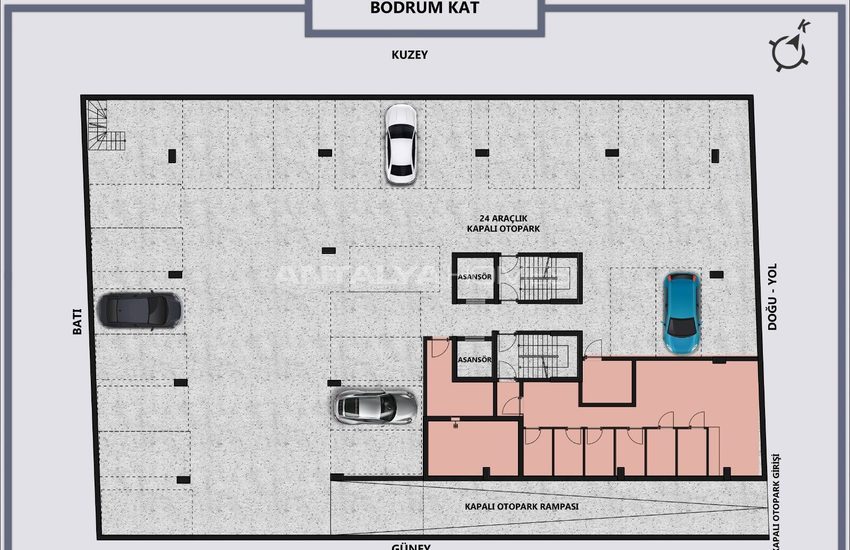 Muratpaşa'da Kapalı Otoparklı Projede Geniş ve Ferah Daireler 26