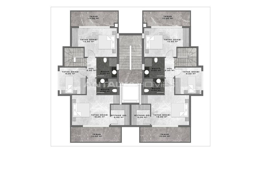 Lägenheter I Ett Prestigefyllt Och Elegant Komplex I Kestel 21
