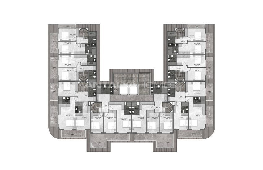 Lägenheter I Ett Prestigefyllt Och Elegant Komplex I Kestel 23