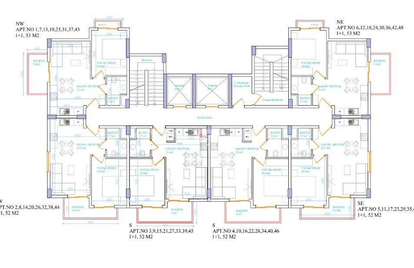 Appartements En Projet Près De La Mer À Alanya Demirtas 31