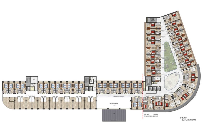 Real Estate in Project with Hotel Room Concept in Antalya Altintas 14