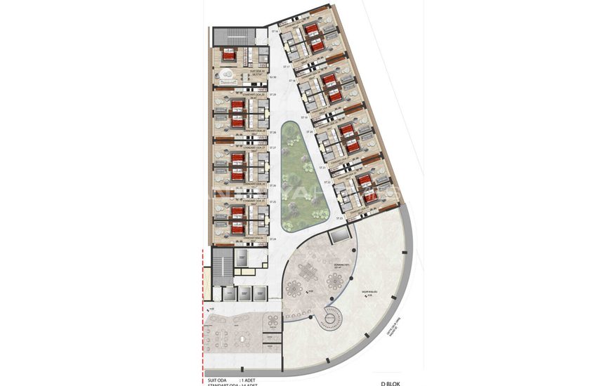 Real Estate in Project with Hotel Room Concept in Antalya Altintas 12
