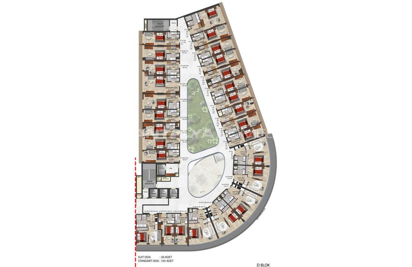 Real Estate in Project with Hotel Room Concept in Antalya Altintas 13