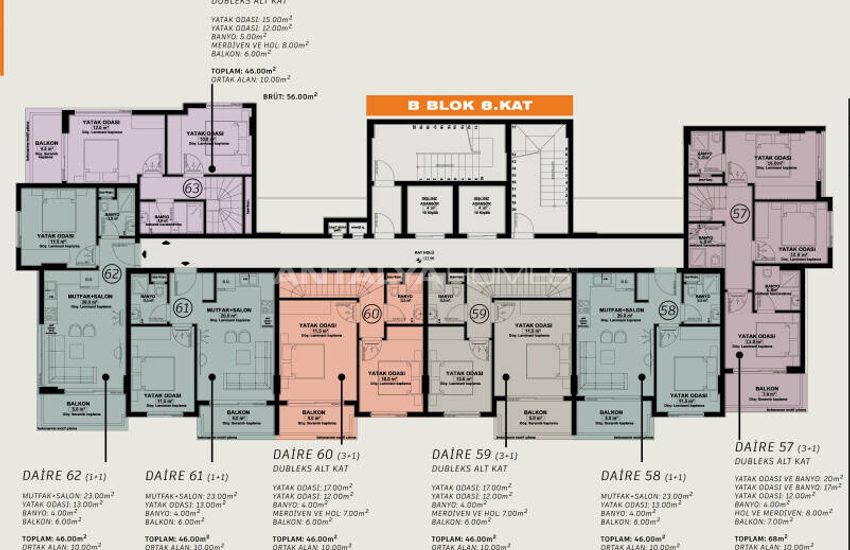 Appartements Avec Vue Panoramique Dans Un Projet Hôtelier À Alanya 22