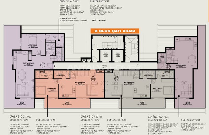 Appartements Avec Vue Panoramique Dans Un Projet Hôtelier À Alanya 21