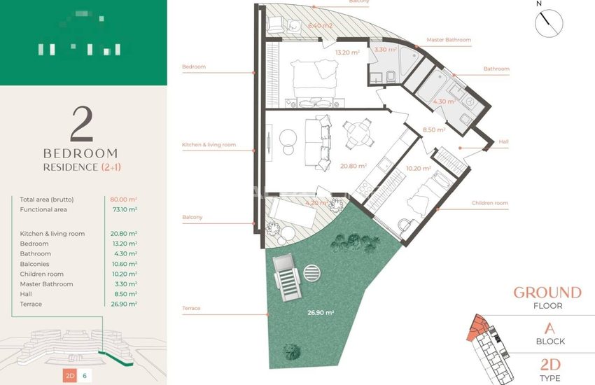 Appartementen In Een Hotelconceptcomplex In Altintas Antalya 34