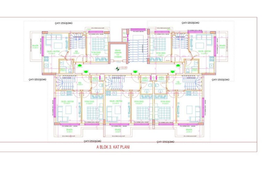 Alanya Kargıcak'ta Otel Konseptli Projede Dağ Manzaralı Daireler 38