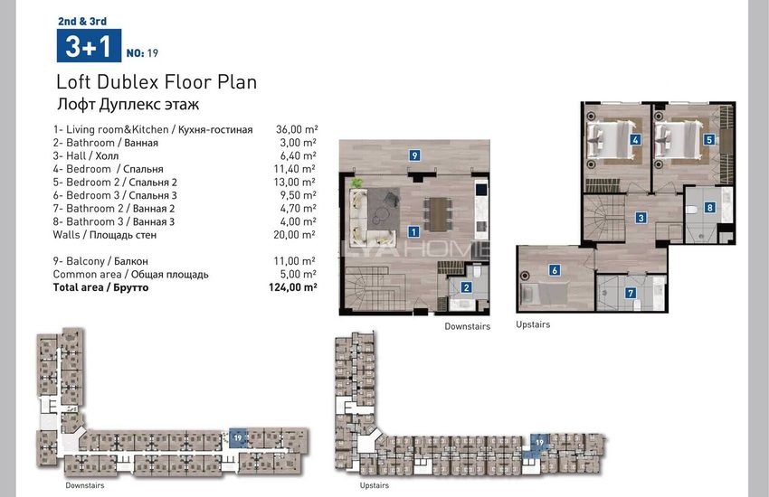 Apartments in a Five-star Concept Project in Konyaalti 73
