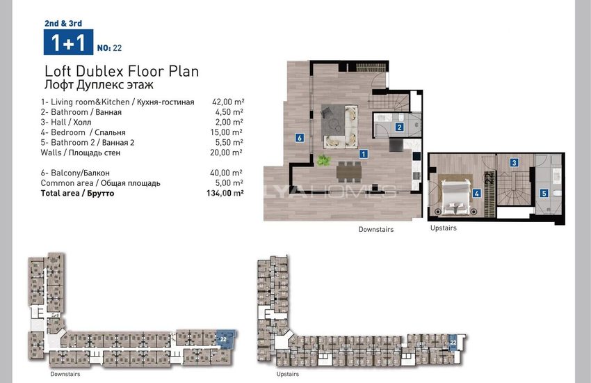 Apartments in a Five-star Concept Project in Konyaalti 50
