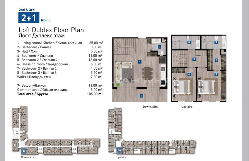 Apartments in a Five-star Concept Project in Konyaalti 67