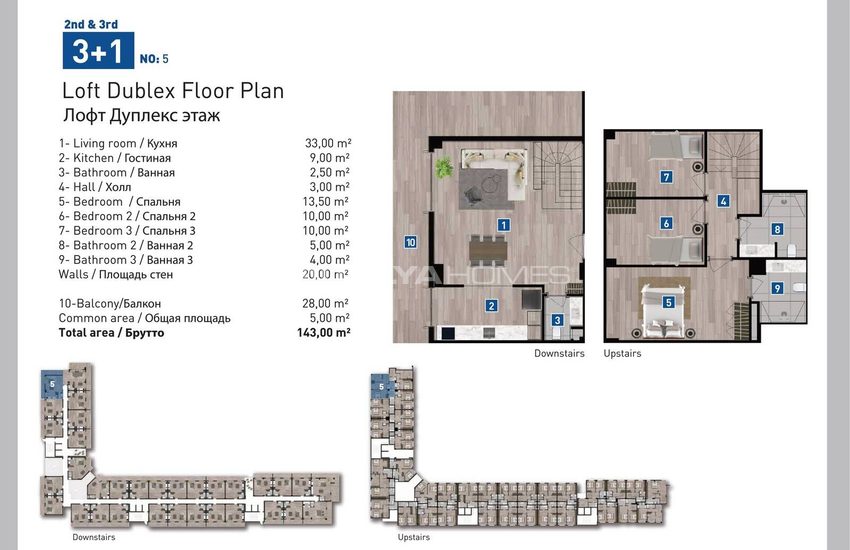 Apartments in a Five-star Concept Project in Konyaalti 66