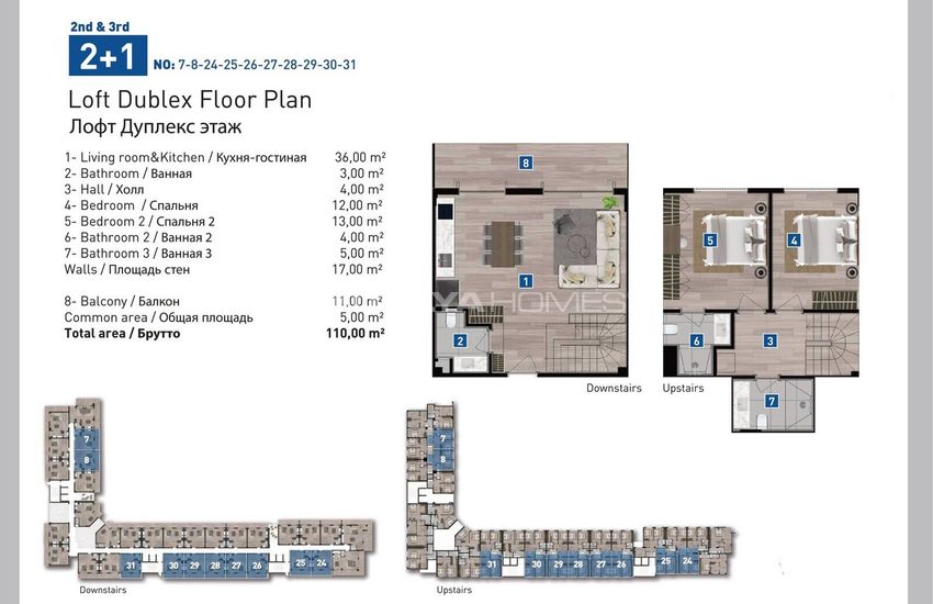 Apartments in a Five-star Concept Project in Konyaalti 53