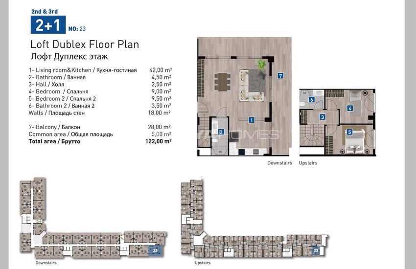 Apartments in a Five-star Concept Project in Konyaalti 63