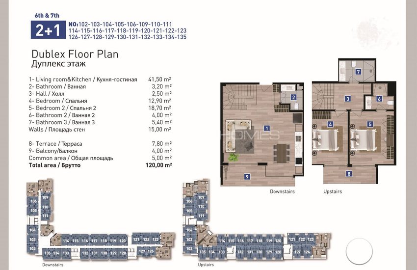 Apartments in a Five-star Concept Project in Konyaalti 62