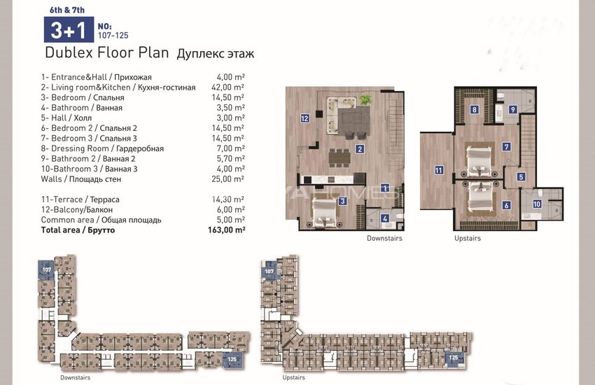 Apartments in a Five-star Concept Project in Konyaalti 75