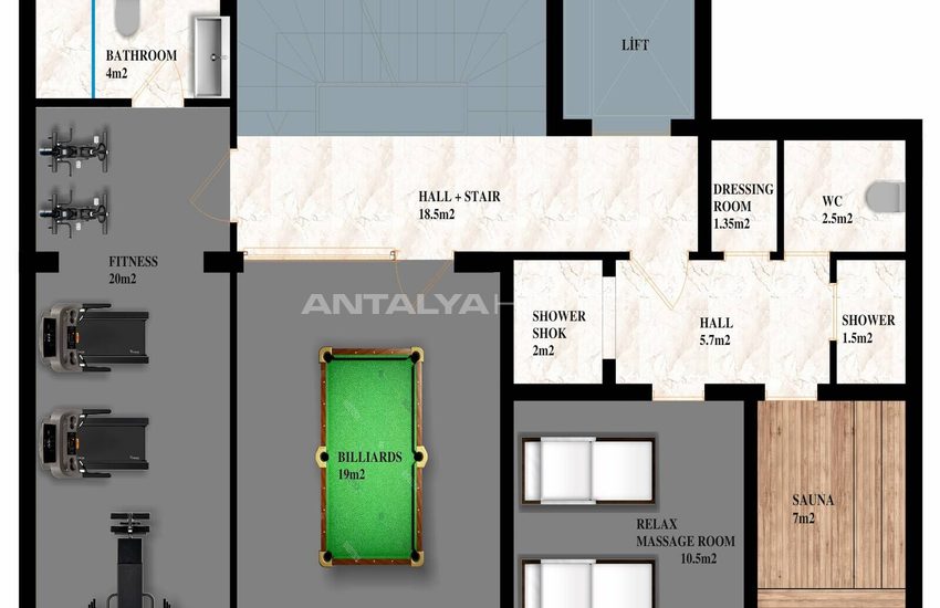Detached Houses with Private Pools and Gardens in Alanya 38